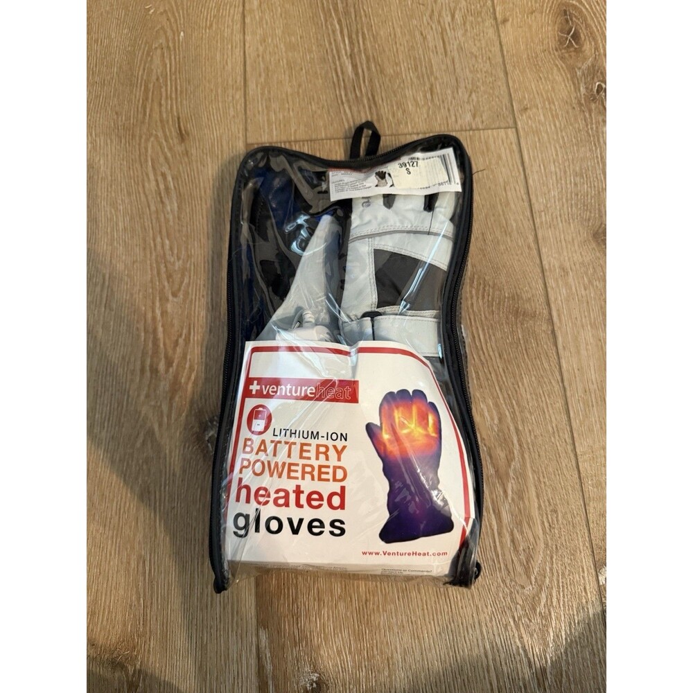 Venture Heat Heated Gloves Gray Size Small